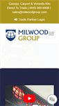 Mobile Screenshot of milwoodgroup.com